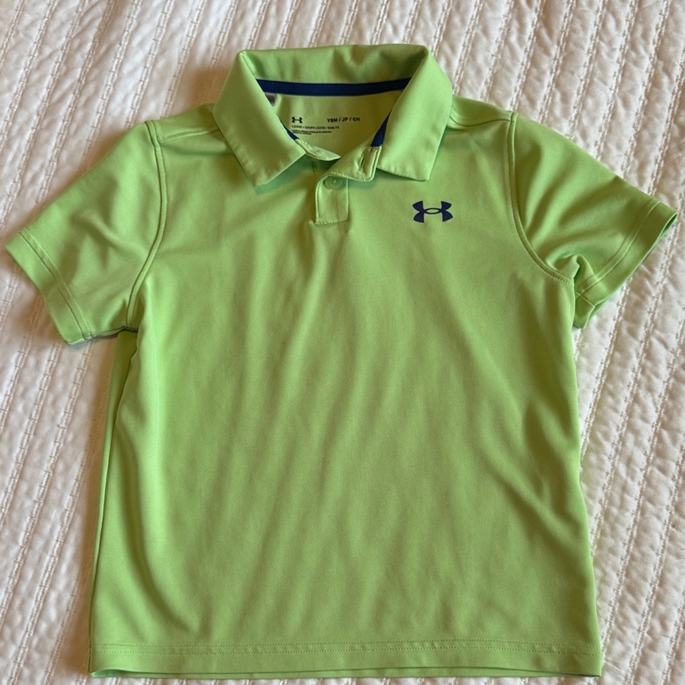 Under Armour Kids Lime Polo Shirt